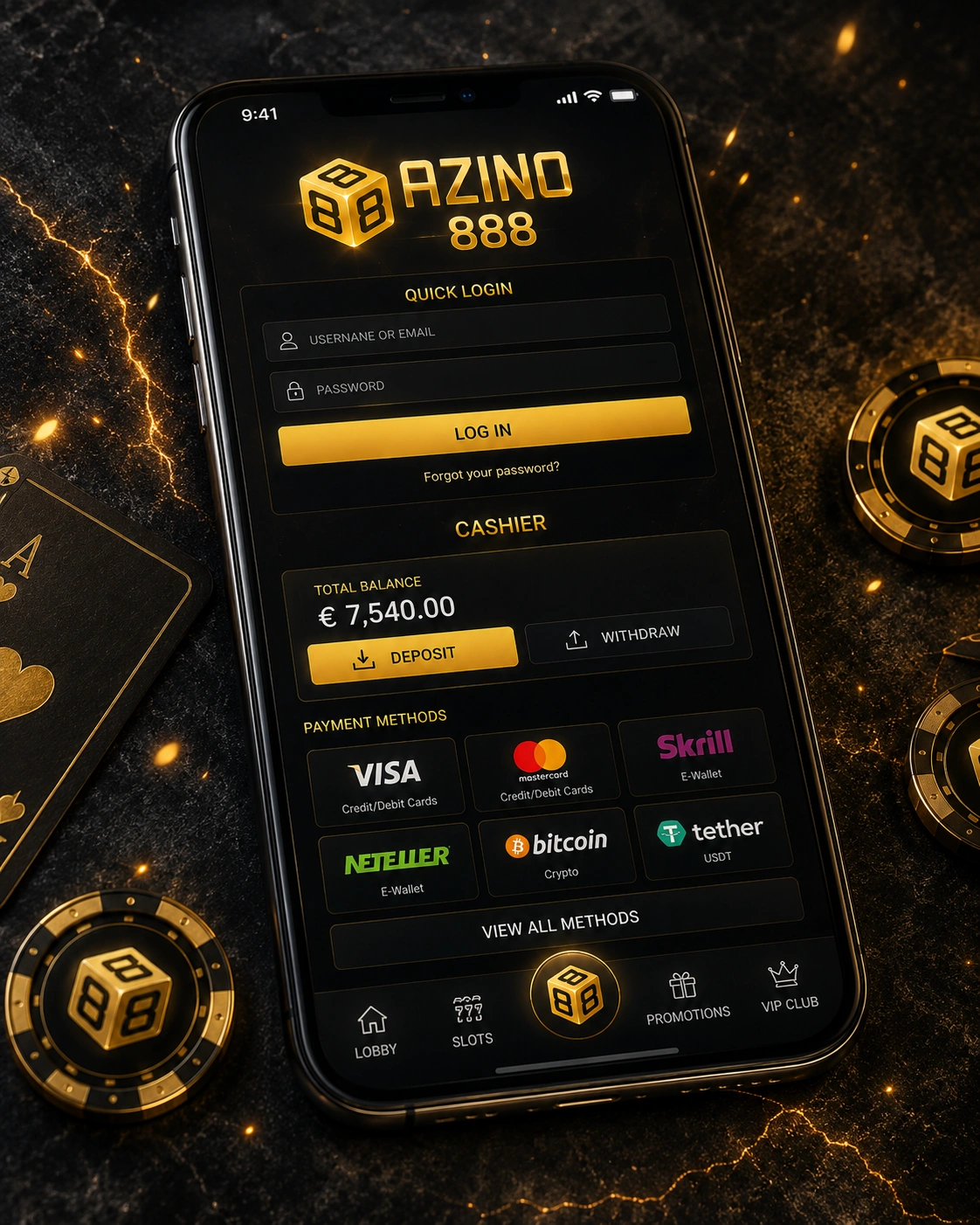 Вход в личный кабинет Azino 888
